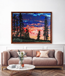 Sunset Through the Trees-4