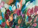 Blue Tulips. Floral Composition-4