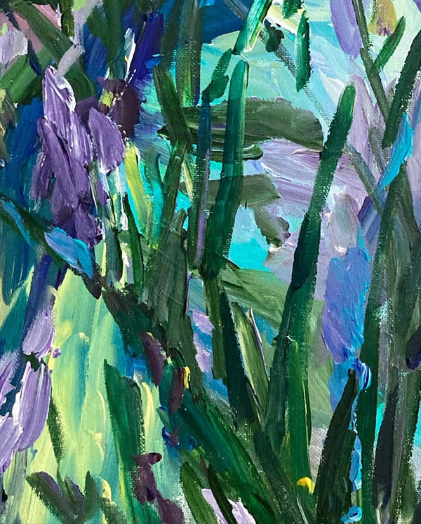 Irises. Floral Composition