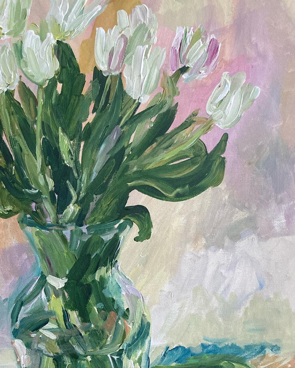 White Tulips