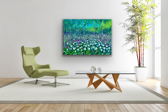 Tulips and Forest