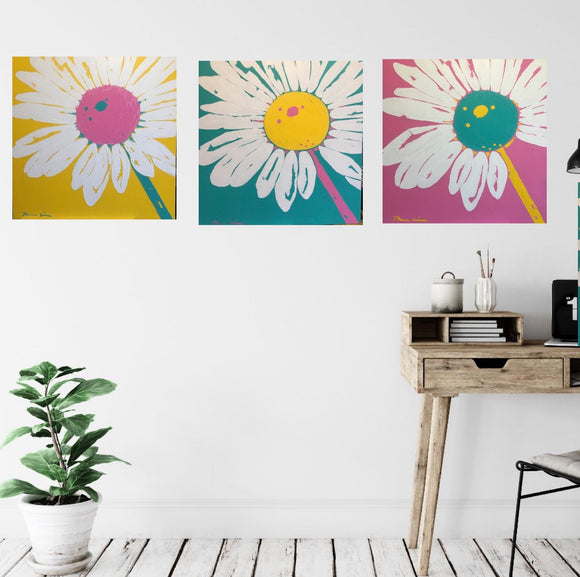 He Loves Me  (A Series of 3 Paintings)
