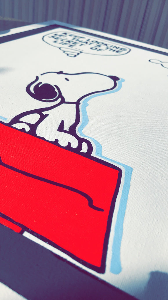 SNOOPY - Keep looking up, that’s the secret to Life...