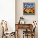 Whimsical Daffodils and lavender field-6