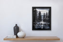 Abstract black and white landscape-5