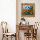 Abstract poppy field-5