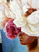 Portrait with flowers-5