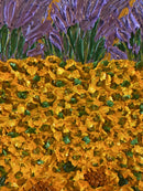 Impressionistic sunflower and lavender field-6