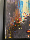 Abstract cityscape impasto-6