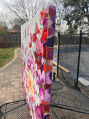 Floral Fusion: Pink Harmony with an Orange Infusion-6