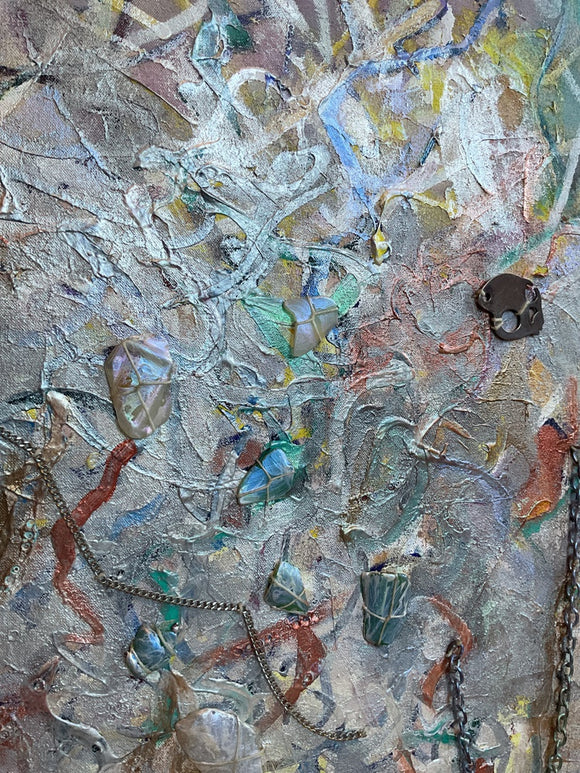 Sea Glass and Silver