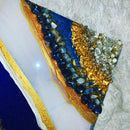 “Lapis Lazuli” resin geode set-6