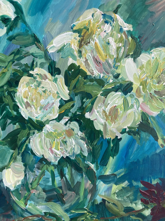 Peonies. Shades Of Light