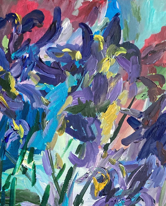 Irises. Floral Composition