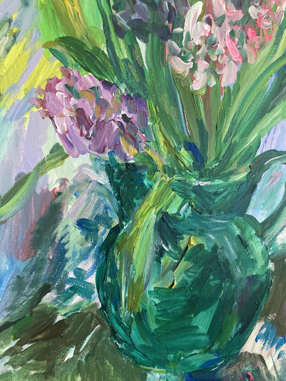 Hyacinths. Floral Composition