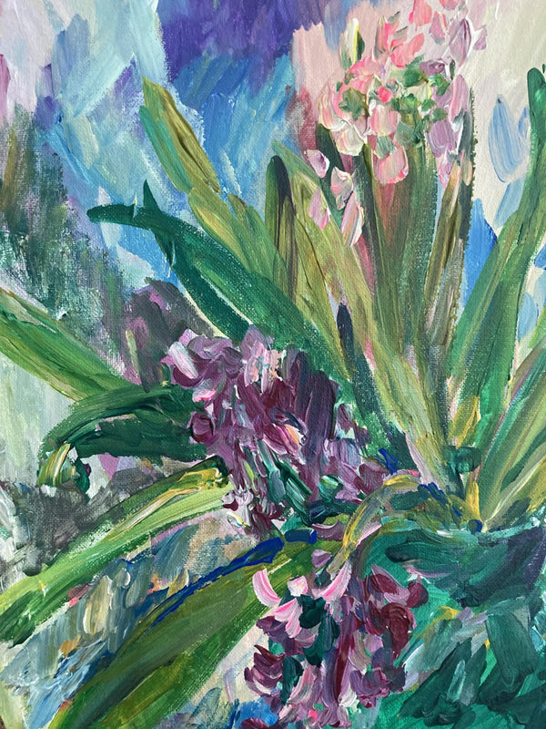 Hyacinths. Floral Composition