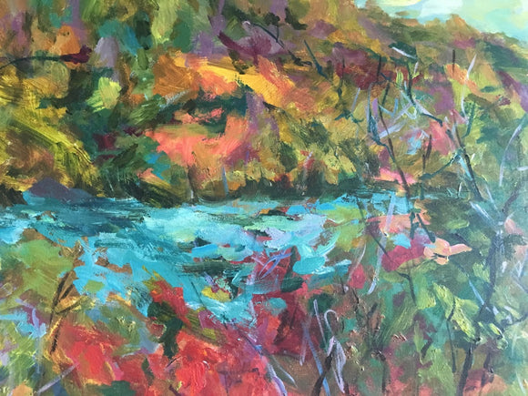 Fall. View Of Niagara River