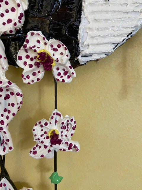 3D Orchids in vase