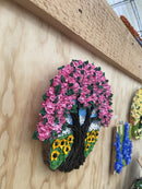 3D cherry blossom tree impasto-7