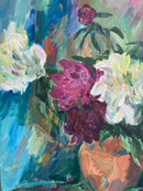 Peonies in a Terracotta Vase-6