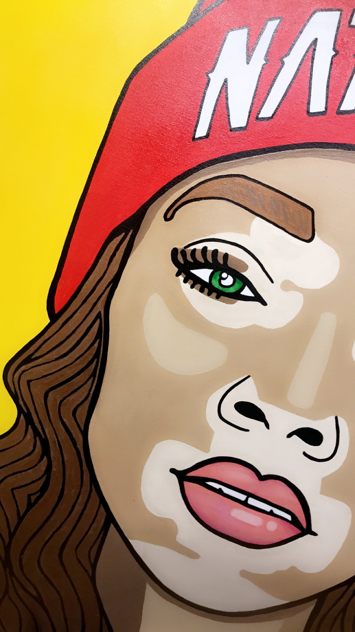 Winnie Harlow VITILIGO BEAUTY Helloart winnie-harlow-vitiligo-beauty-helloart
