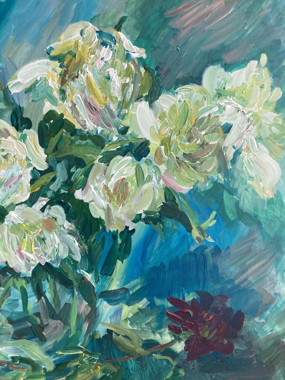 Peonies. Shades Of Light