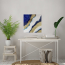 Blue white and gold Geode Mini-6