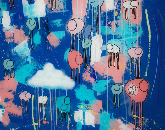 RAINING COWS, "Blue Echo"