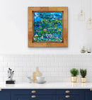 Abstract water lilies-7