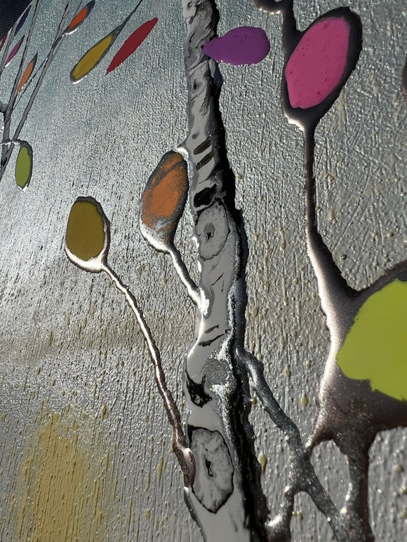 “Sunlit Canopy: Mosaic Melody of Life”