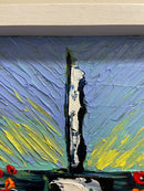 Abstract sailboat seascape-9