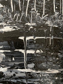 Black and white abstract landscape-8