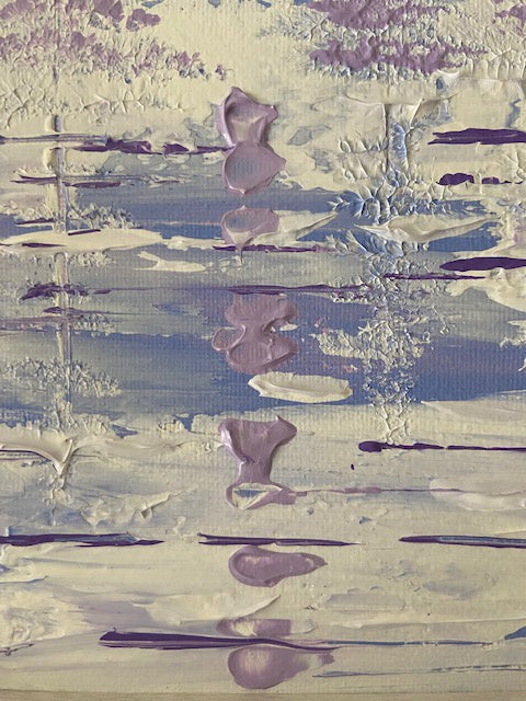 Abstract winter landscape