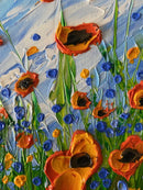 Abstract poppy field-8