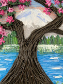 3D Cherry Blossom tree impasto-9