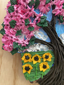 3D cherry blossom tree impasto-9