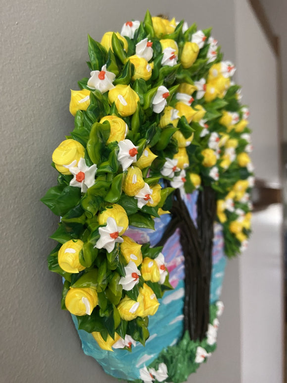 3D Lemon Tree impasto