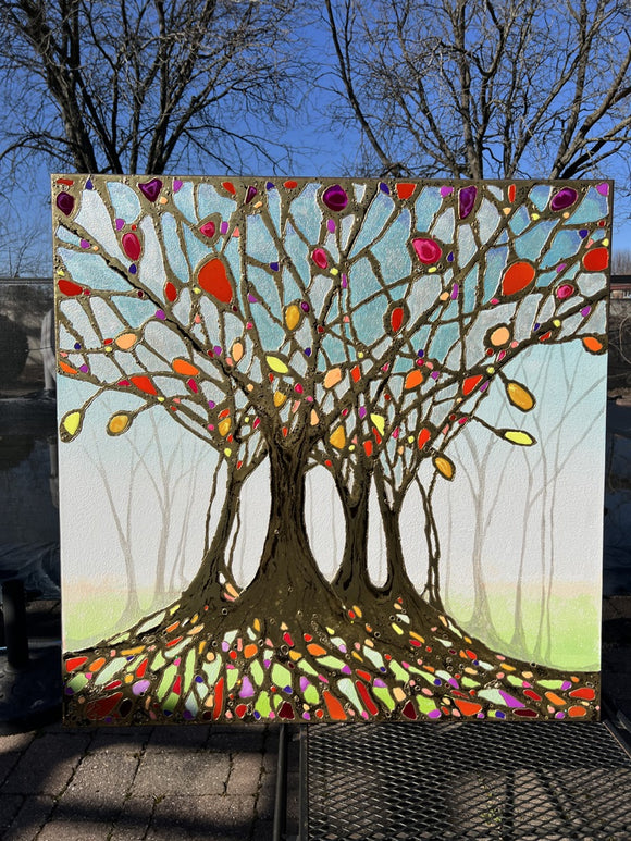 Golden Canopy: Roots of Life