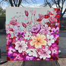 Floral Fusion: Pink Harmony with an Orange Infusion-9