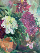 Peonies in a Terracotta Vase-8