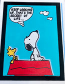 SNOOPY - Keep looking up, that’s the secret to Life...-1