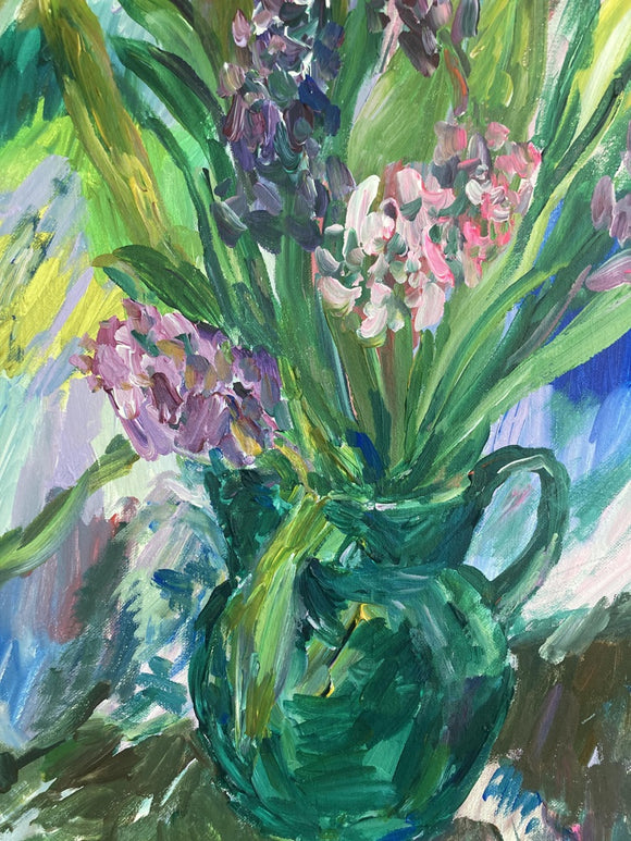 Hyacinths. Floral Composition