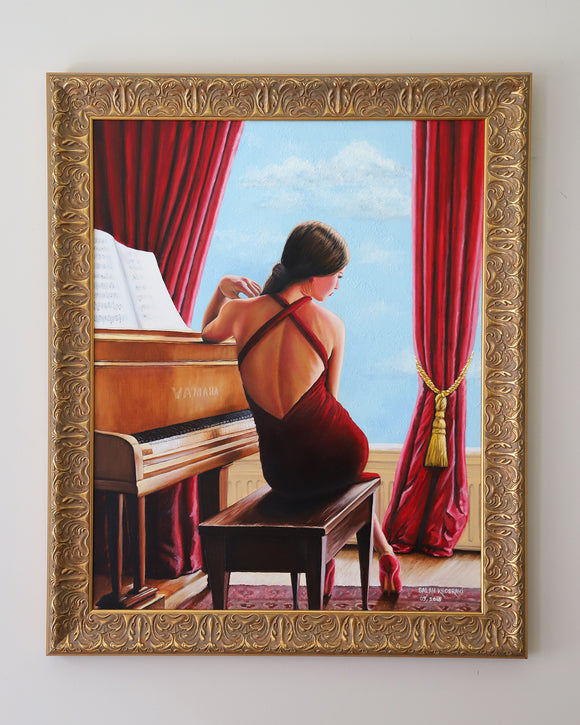 Awaiting at the Piano