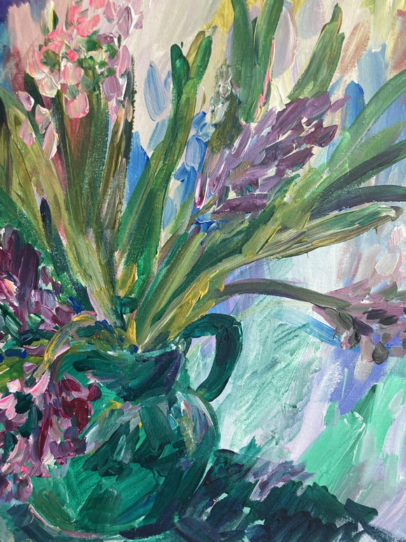 Hyacinths. Floral Composition