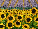3D Sunflowers and lavender field-9
