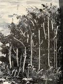 Black and white abstract landscape-9