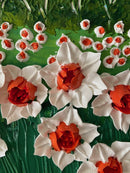 3D whimsical daffodils field-9