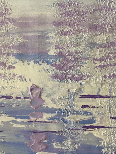 Abstract winter landscape