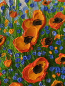 Abstract poppy field-9