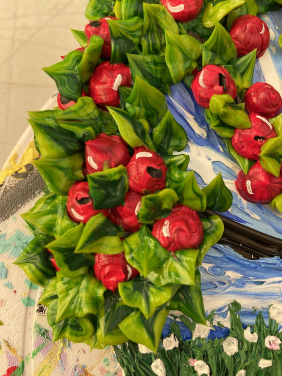 3D Apple tree impasto